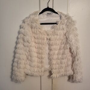 White Fuzzy Jacket